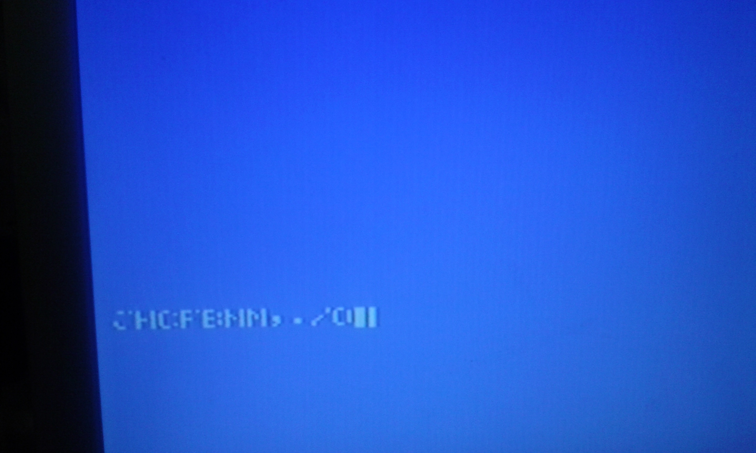 Entered the last row of keys: zxcvbnm...