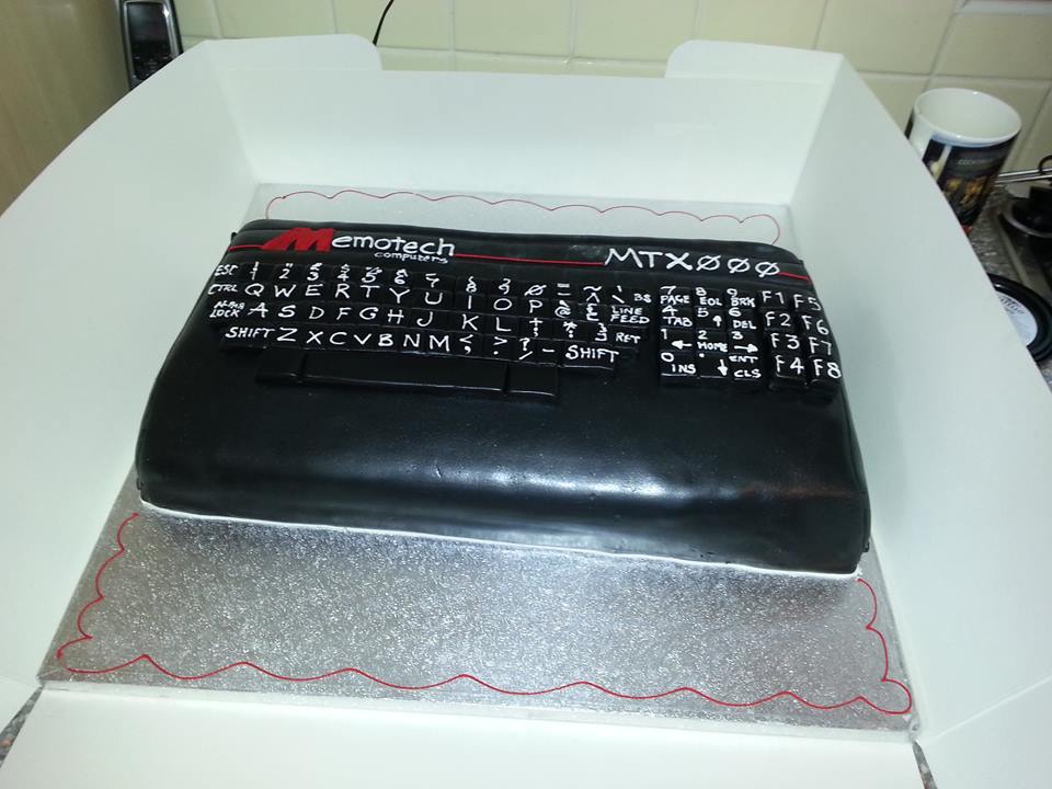 The Memotech MTX000 cake