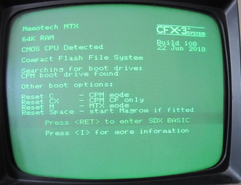 VDP boot screen